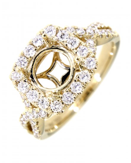 SEMI MOUNT DIAMOND  ENGAGEMENT RING (TR2499)