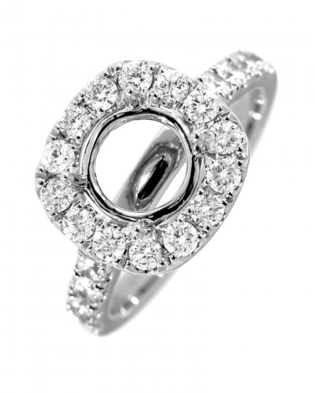 SEMI MOUNT DIAMOND ENGAGEMENT RING (TR2503)