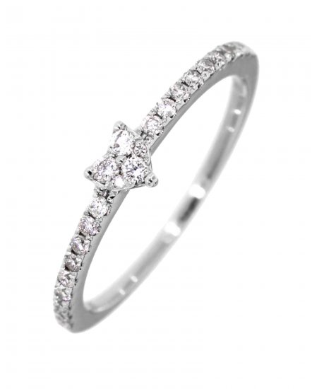 HEART SHAPE DIAMOND RING (TR2517)