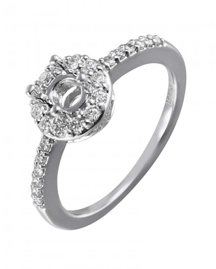 SEMI MOUNT DIAMOND ENGAGEMENT RING (TR2525)