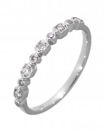 HEXAGON STYLE DIAMOND BAND (TR2714)