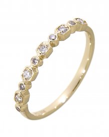 HEXAGON STYLE DIAMOND BAND (TR2714)