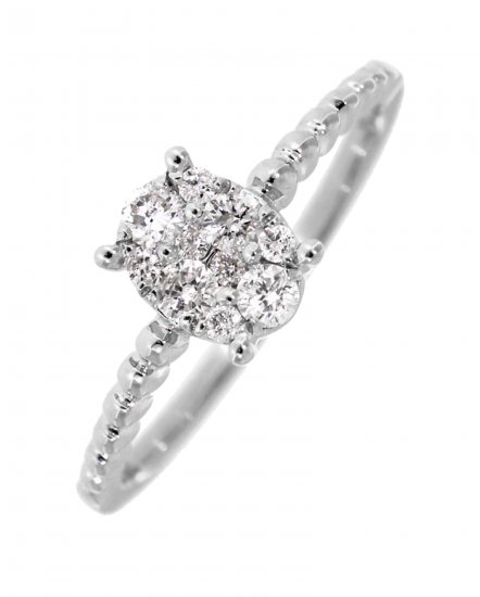 OVAL STYLE DIAMOND RING (TR2730)