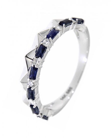 SAPPHIRE DIAMOND BAND (TR2762)