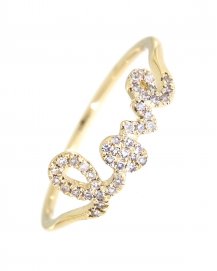 LOVE SHAPE DIAMOND RING (TR2802)