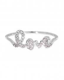 LOVE SHAPE DIAMOND RING (TR2802)