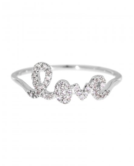 LOVE SHAPE DIAMOND RING (TR2802)