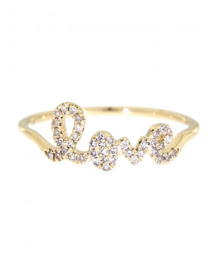 LOVE SHAPE DIAMOND RING (TR2802)