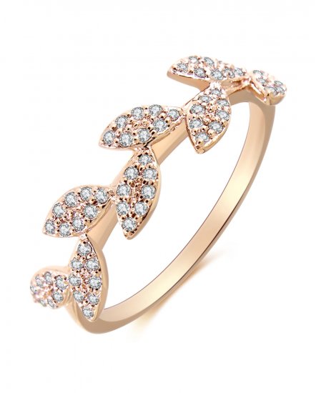 LEAF STYLE DIAMOND RING (TR2811)