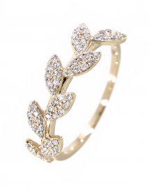 LEAF STYLE DIAMOND RING (TR2811)