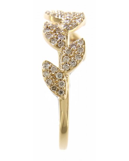 LEAF STYLE DIAMOND RING (TR2811)