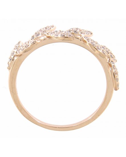 LEAF STYLE DIAMOND RING (TR2811)