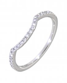 CURVED STYLE DIAMOND BAND (TR2858B)