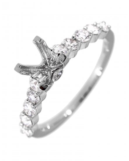 SEMI MOUNT DIAMOND ENGAGEMENT RING (TR2868)
