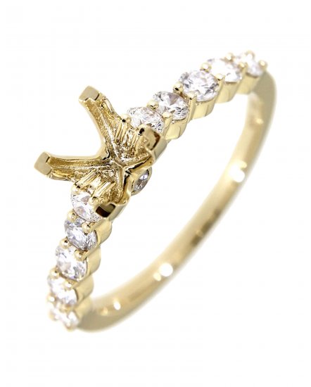 SEMI MOUNT DIAMOND ENGAGEMENT RING (TR2868)