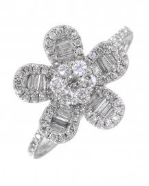 FLORAL STYLE DIAMOND RING (TR2881)