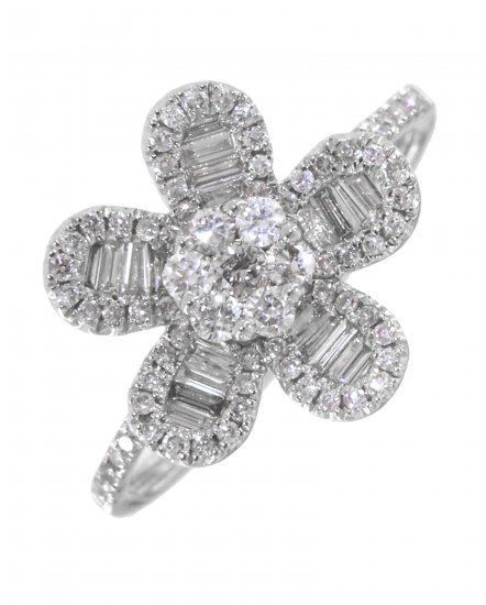 FLORAL STYLE DIAMOND RING (TR2881)