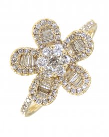 FLORAL STYLE DIAMOND RING (TR2881)