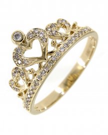 CROWN STYLE DIAMOND RING (TR2882)