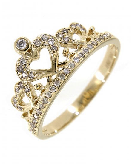 CROWN STYLE DIAMOND RING (TR2882)