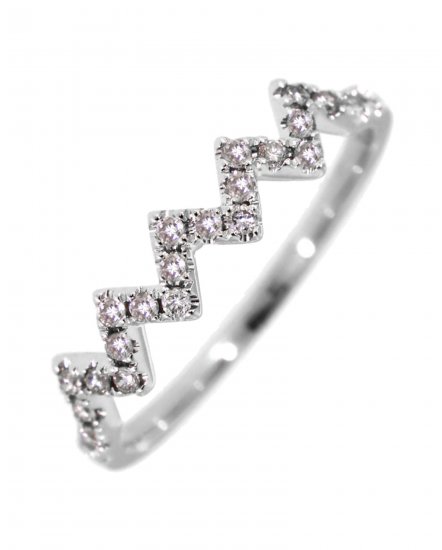 WAVY STYLE DIAMOND BAND (TR2914)