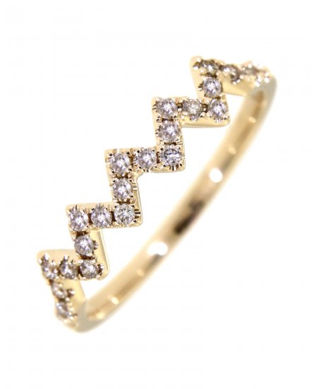 WAVY STYLE DIAMOND BAND (TR2914)
