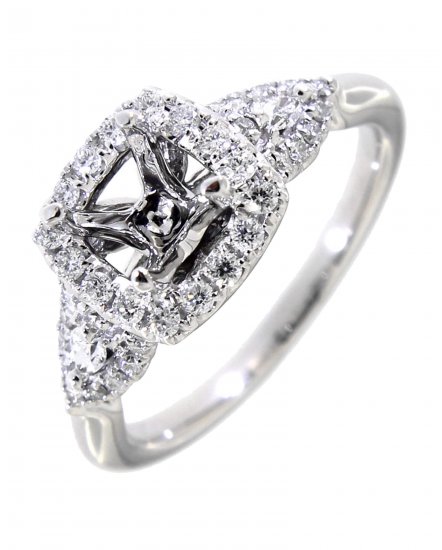 SEMI MOUNT DIAMOND ENGAGEMENT RING (TR2916)