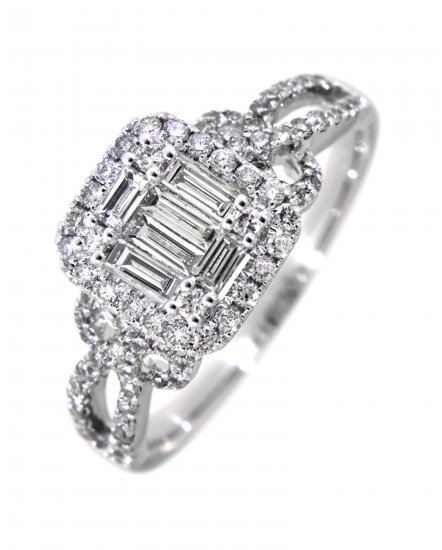 BAGUETTE DIAMOND RING (TR2928)