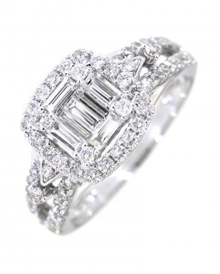 BAGUETTE DIAMOND RING (TR2942)