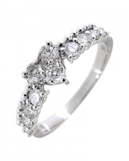 HEART SHAPE DIAMOND RING (TR2954)