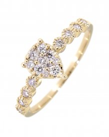 PEAR STYLE DIAMOND RING (TR2984)