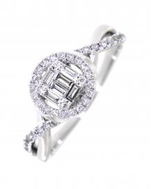 BAGUETTE DIAMOND RING (TR2987)