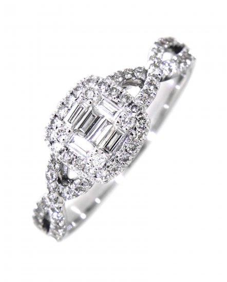 BAGUETTE DIAMOND RING (TR2989)