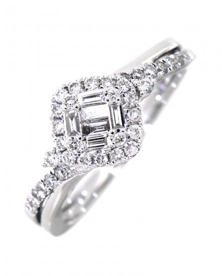 SQUARE DIAMOND RING (TR2990)