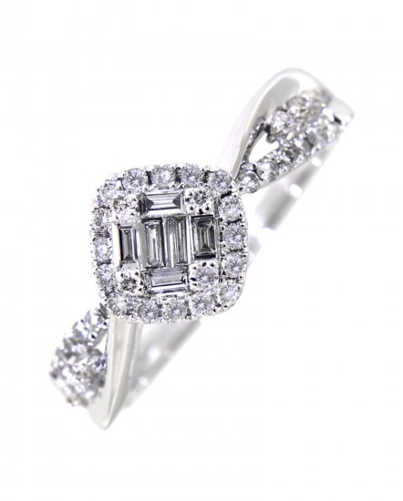 SQUARE DIAMOND RING (TR2991)