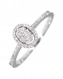 OVAL STYLE DIAMOND RING (TR3007)