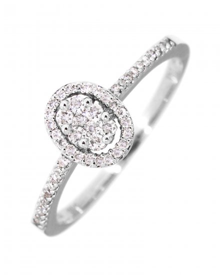 OVAL STYLE DIAMOND RING (TR3007)