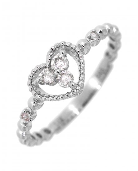HEART SHAPE DIAMOND RING (TR3011)