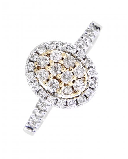 OVAL STYLE DIAMOND RING (TR3027)