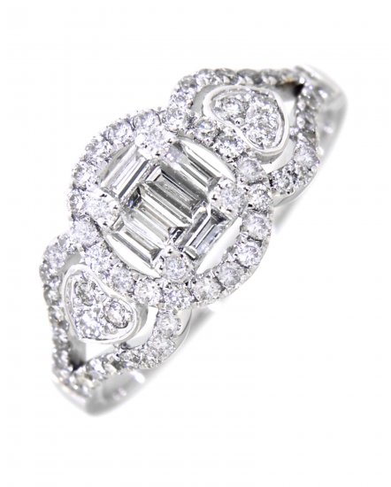 BAGUETTE DIAMOND RING (TR3041)