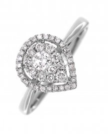 PEAR STYLE DIAMOND RING (TR3047)