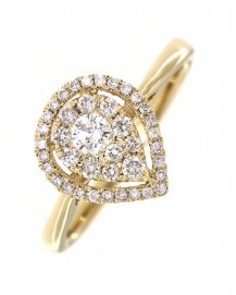 PEAR STYLE DIAMOND RING (TR3047)