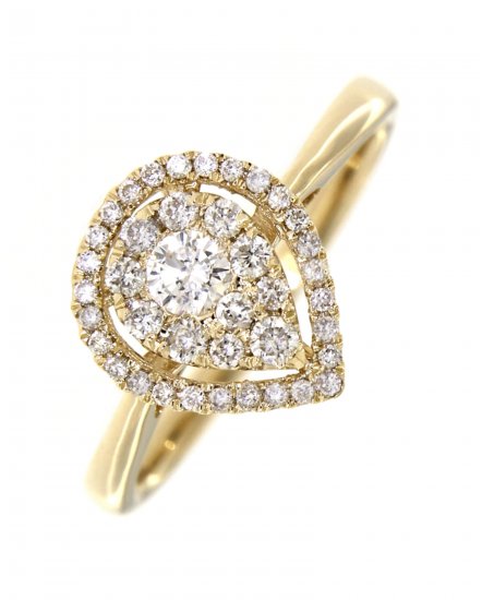 PEAR STYLE DIAMOND RING (TR3047)