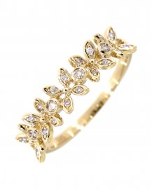 FOUR LEAF STYLE DIAMOND BAND (TR3053)