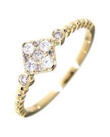 SQUARE DIAMOND RING (TR3056)