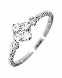 SQUARE DIAMOND RING (TR3056)