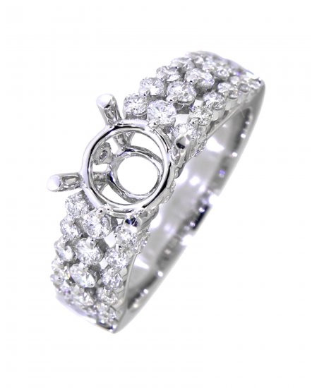 SEMI MOUNT DIAMOND ENGAGEMENT RING (TR3063)