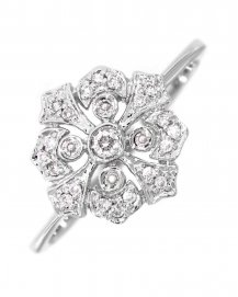 FLORAL STYLE DIAMOND RING (TR3064)