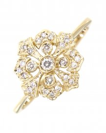 FLORAL STYLE DIAMOND RING (TR3064)