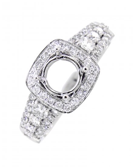 SEMI MOUNT DIAMOND ENGAGEMENT RING (TR3065)